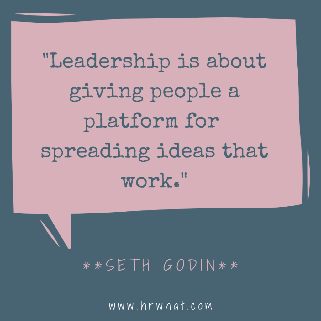 Godin: Leadership Quote