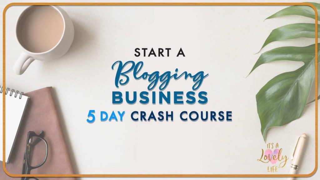 FREE 5 day crash course in blogging if you suffer from burnout from your day job.