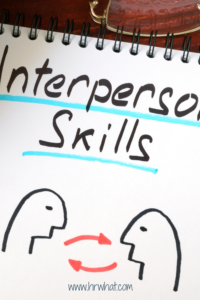 A depict the competency:  Interpersonal Savvy 